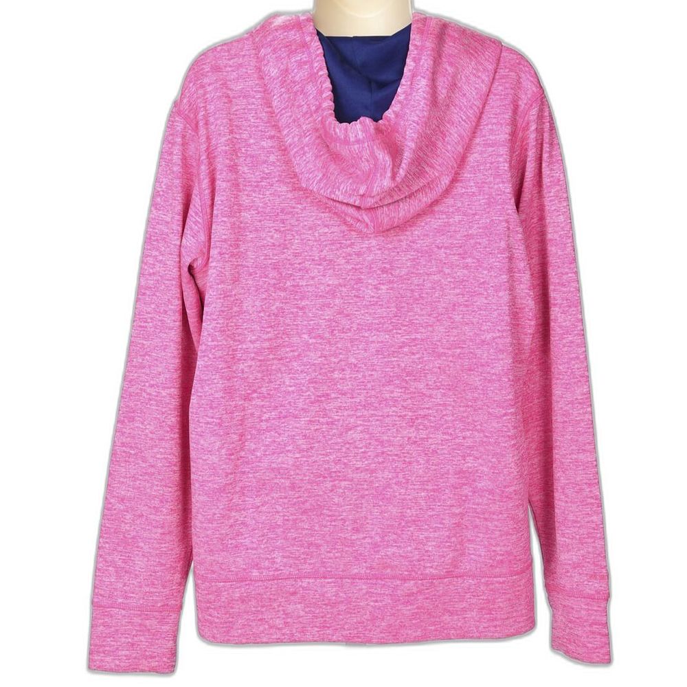 Under Armour Pink Heathered Hoodie Insignia Sweatshirt Size L - Picture 2 of 2